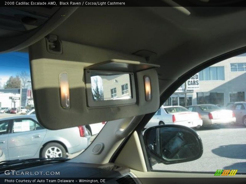 Black Raven / Cocoa/Light Cashmere 2008 Cadillac Escalade AWD