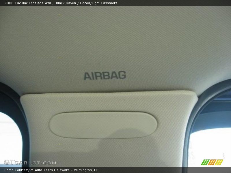 Black Raven / Cocoa/Light Cashmere 2008 Cadillac Escalade AWD