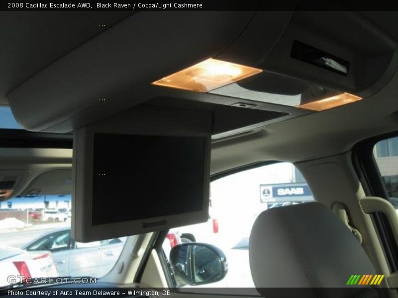 Black Raven / Cocoa/Light Cashmere 2008 Cadillac Escalade AWD