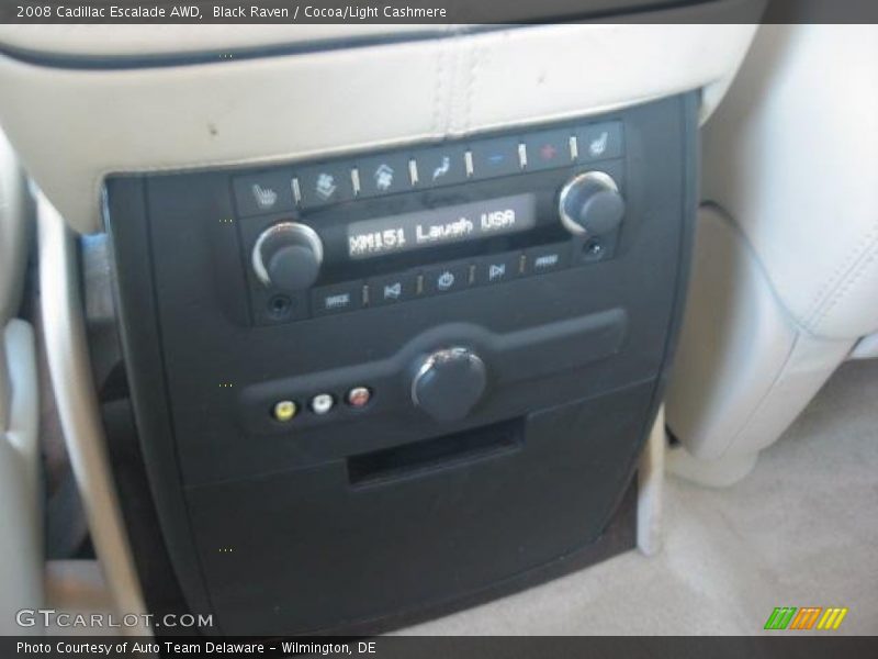 Black Raven / Cocoa/Light Cashmere 2008 Cadillac Escalade AWD