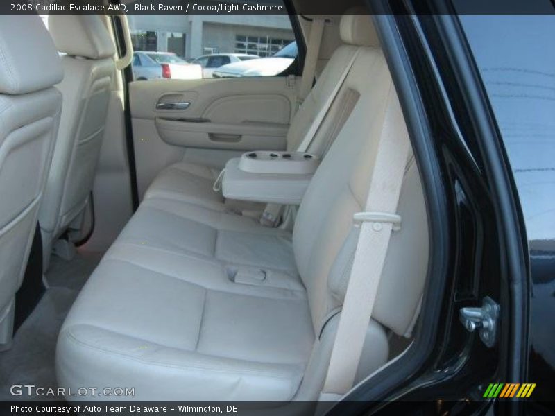 Black Raven / Cocoa/Light Cashmere 2008 Cadillac Escalade AWD