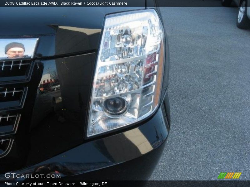 Black Raven / Cocoa/Light Cashmere 2008 Cadillac Escalade AWD