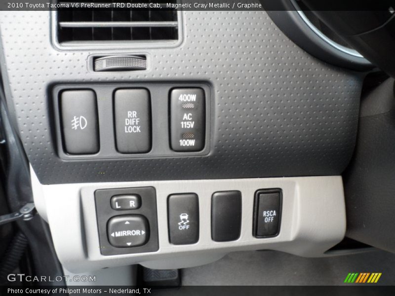 Magnetic Gray Metallic / Graphite 2010 Toyota Tacoma V6 PreRunner TRD Double Cab