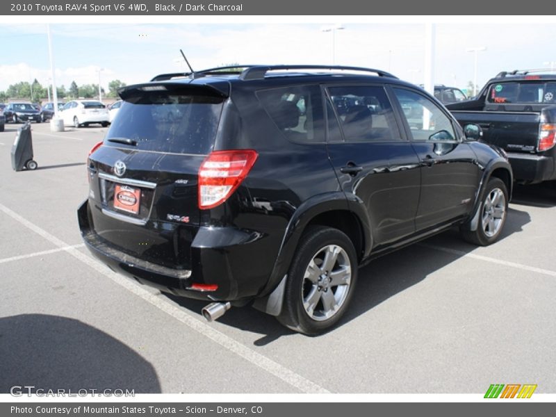 Black / Dark Charcoal 2010 Toyota RAV4 Sport V6 4WD