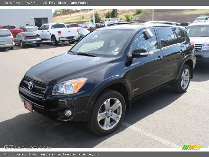 Black / Dark Charcoal 2010 Toyota RAV4 Sport V6 4WD