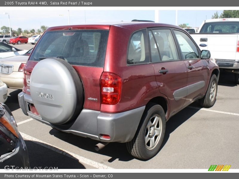 Salsa Red Pearl / Taupe 2005 Toyota RAV4 4WD