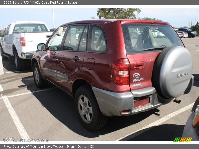 Salsa Red Pearl / Taupe 2005 Toyota RAV4 4WD