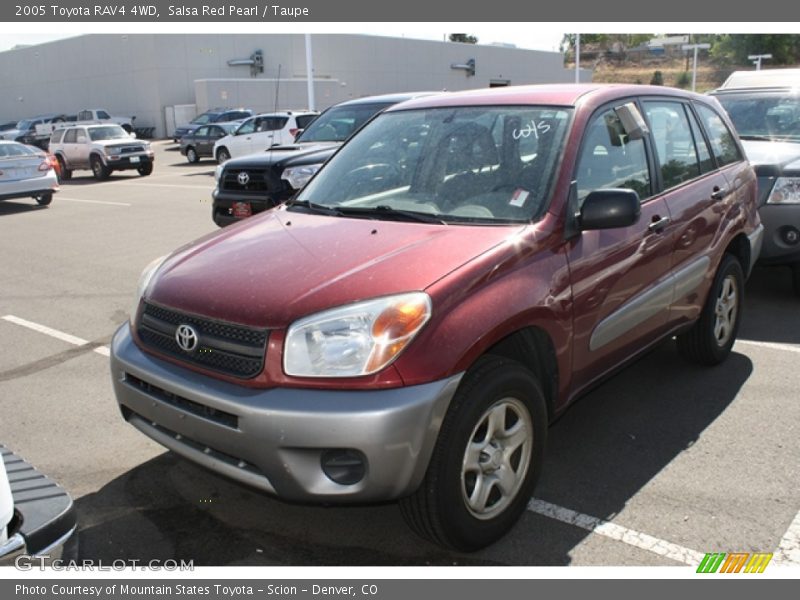 Salsa Red Pearl / Taupe 2005 Toyota RAV4 4WD