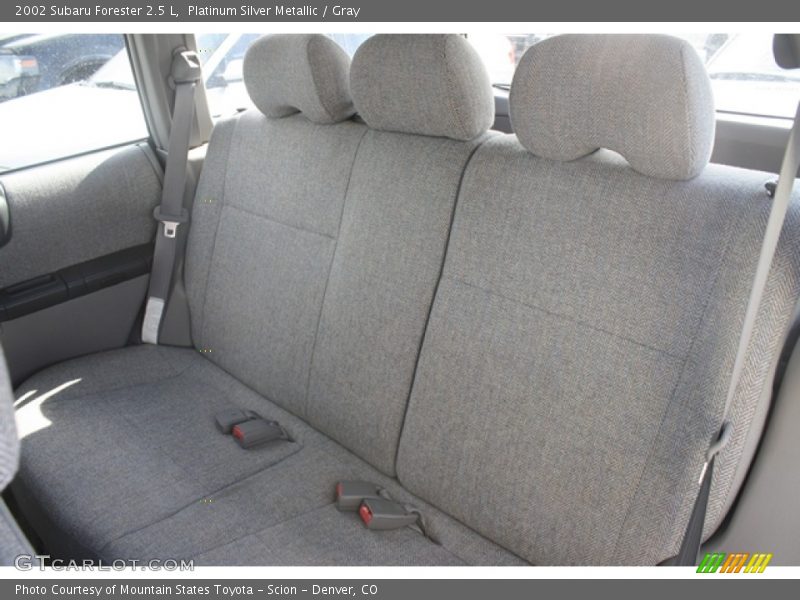 Platinum Silver Metallic / Gray 2002 Subaru Forester 2.5 L