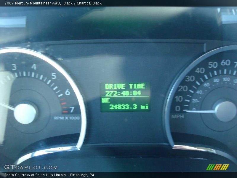 Black / Charcoal Black 2007 Mercury Mountaineer AWD
