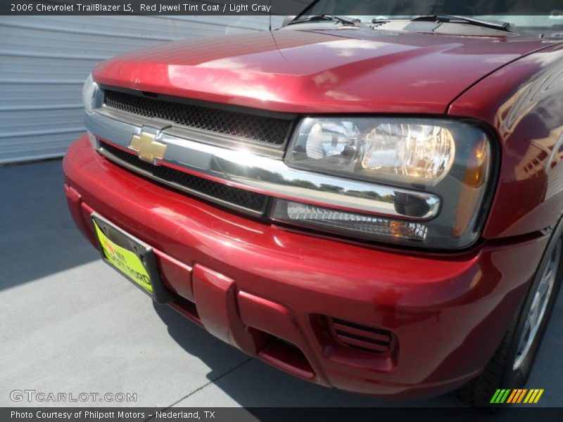 Red Jewel Tint Coat / Light Gray 2006 Chevrolet TrailBlazer LS