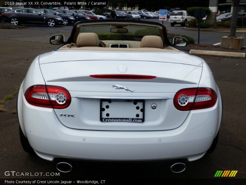 Polaris White / Caramel 2013 Jaguar XK XK Convertible