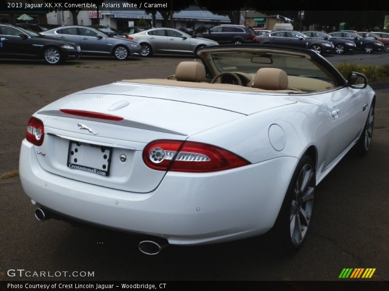 Polaris White / Caramel 2013 Jaguar XK XK Convertible