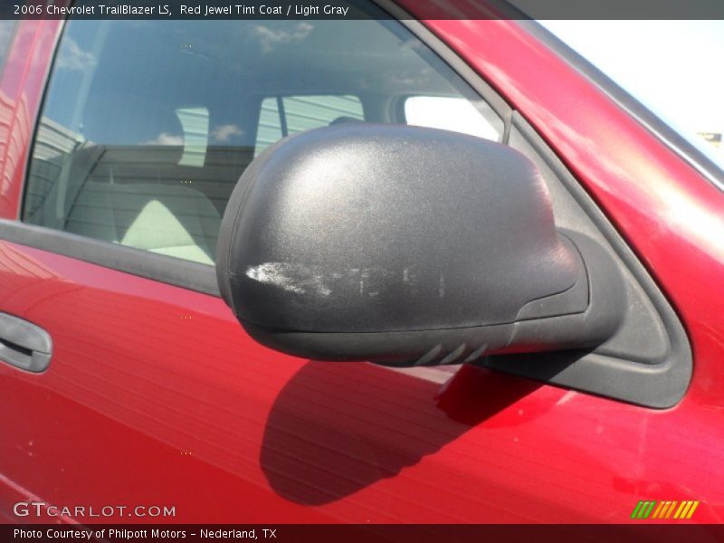 Red Jewel Tint Coat / Light Gray 2006 Chevrolet TrailBlazer LS