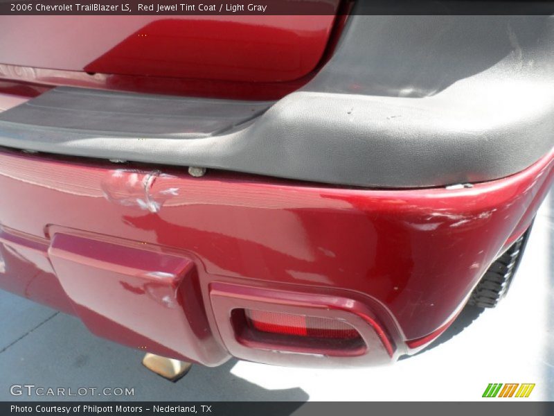 Red Jewel Tint Coat / Light Gray 2006 Chevrolet TrailBlazer LS