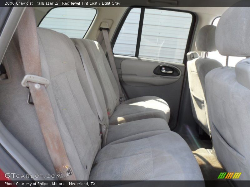 Red Jewel Tint Coat / Light Gray 2006 Chevrolet TrailBlazer LS