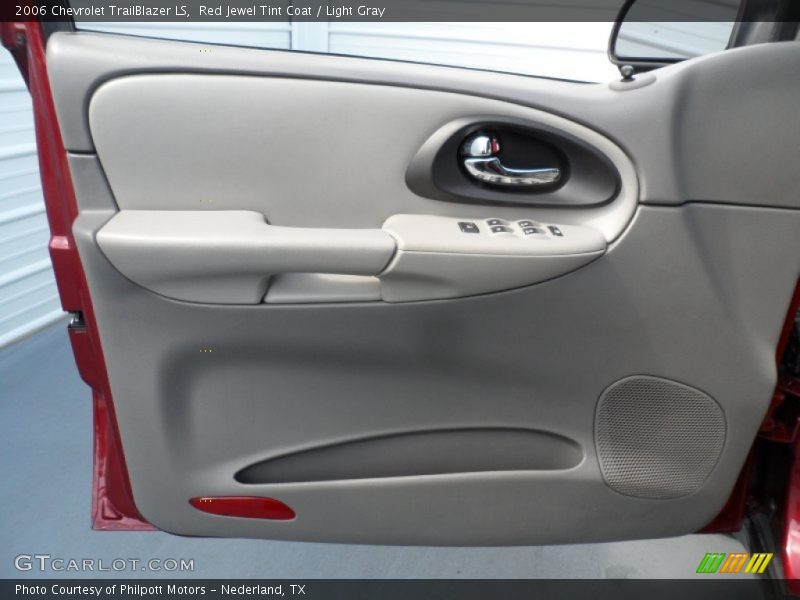 Red Jewel Tint Coat / Light Gray 2006 Chevrolet TrailBlazer LS