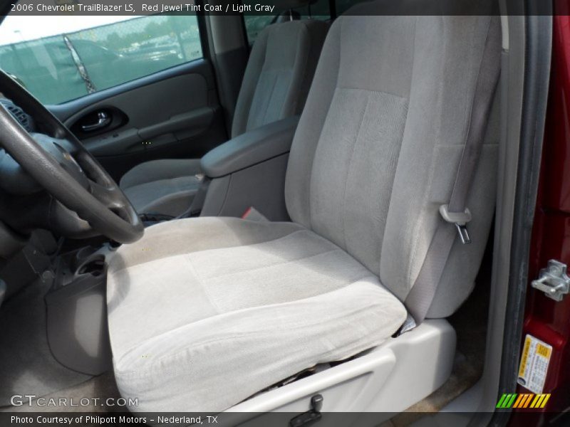 Red Jewel Tint Coat / Light Gray 2006 Chevrolet TrailBlazer LS