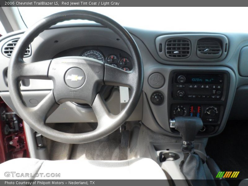 Red Jewel Tint Coat / Light Gray 2006 Chevrolet TrailBlazer LS