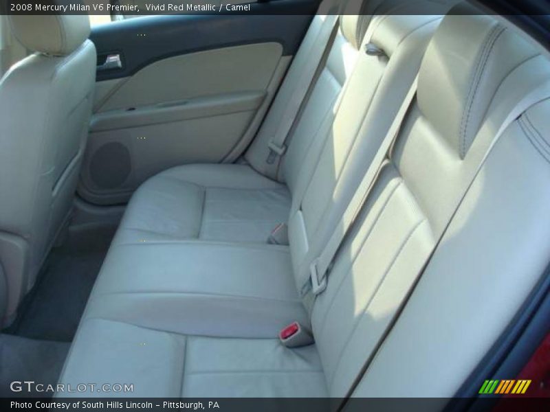Vivid Red Metallic / Camel 2008 Mercury Milan V6 Premier
