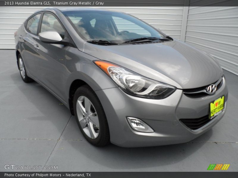 Titanium Gray Metallic / Gray 2013 Hyundai Elantra GLS