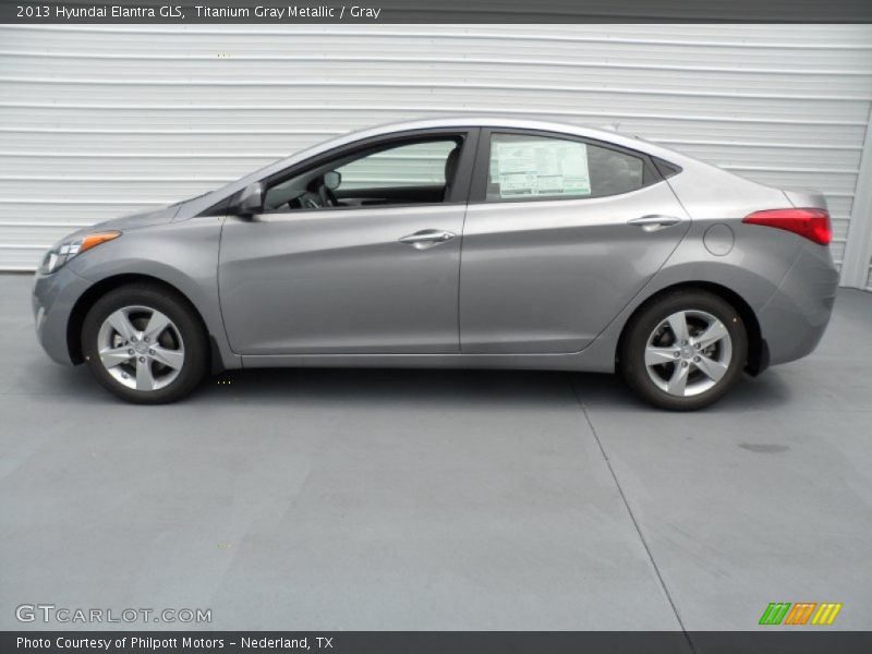 Titanium Gray Metallic / Gray 2013 Hyundai Elantra GLS