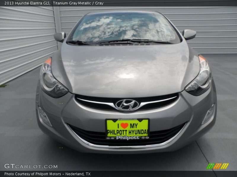 Titanium Gray Metallic / Gray 2013 Hyundai Elantra GLS