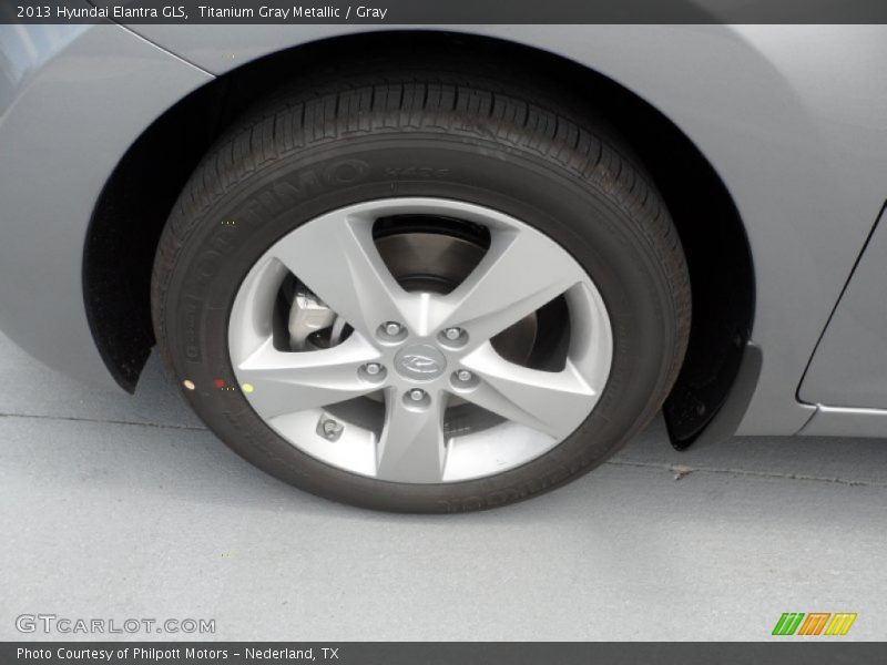Titanium Gray Metallic / Gray 2013 Hyundai Elantra GLS