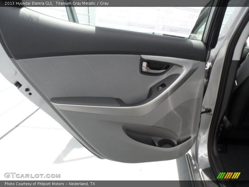 Titanium Gray Metallic / Gray 2013 Hyundai Elantra GLS