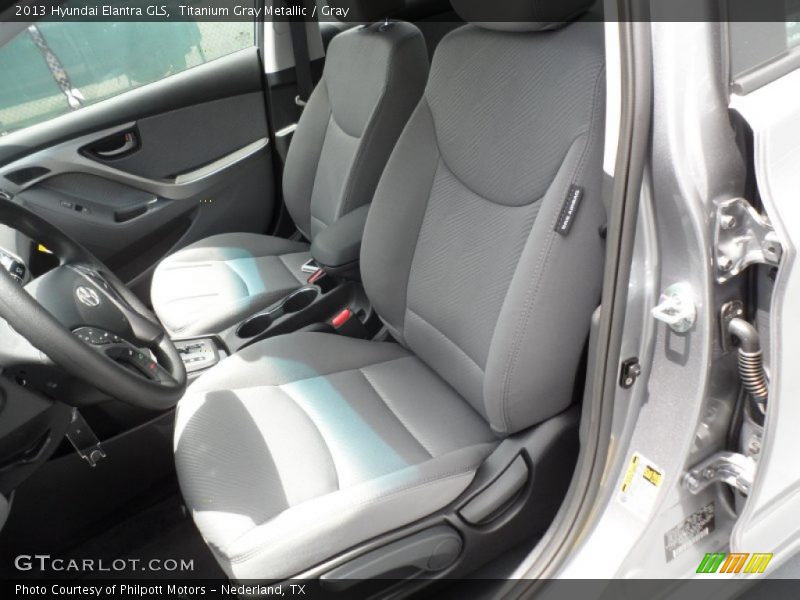 Titanium Gray Metallic / Gray 2013 Hyundai Elantra GLS