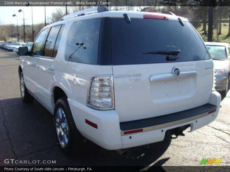 White Suede / Camel 2008 Mercury Mountaineer Premier AWD