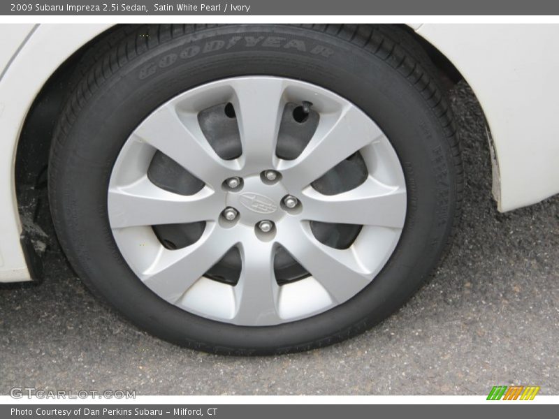 Satin White Pearl / Ivory 2009 Subaru Impreza 2.5i Sedan