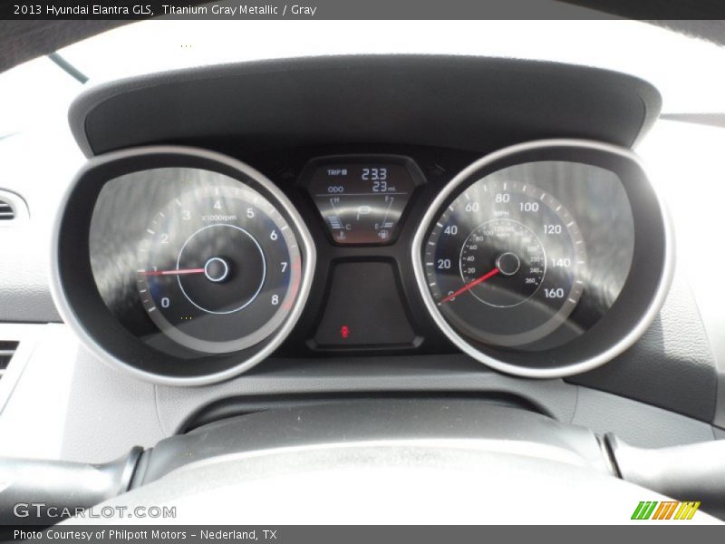 Titanium Gray Metallic / Gray 2013 Hyundai Elantra GLS