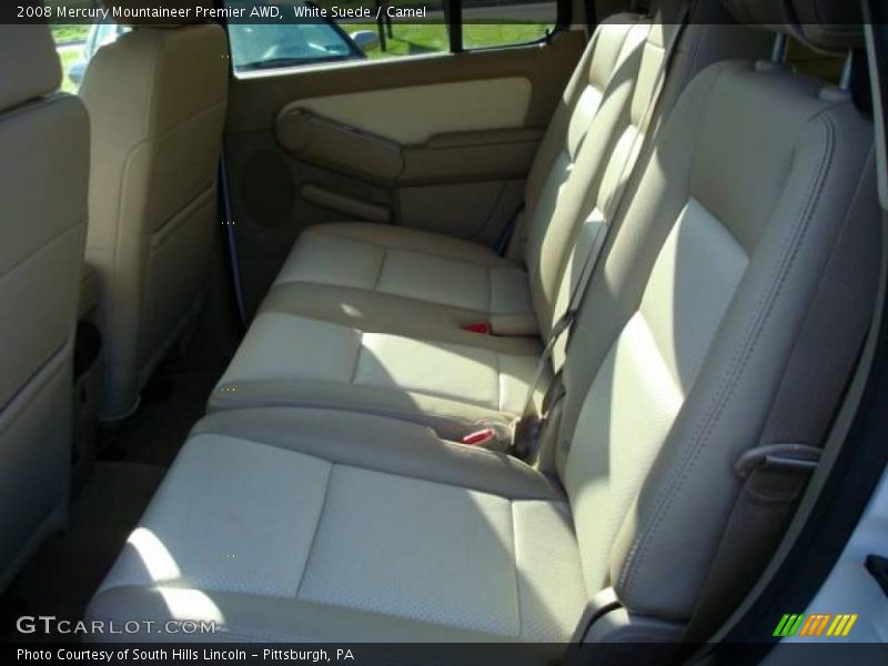 White Suede / Camel 2008 Mercury Mountaineer Premier AWD