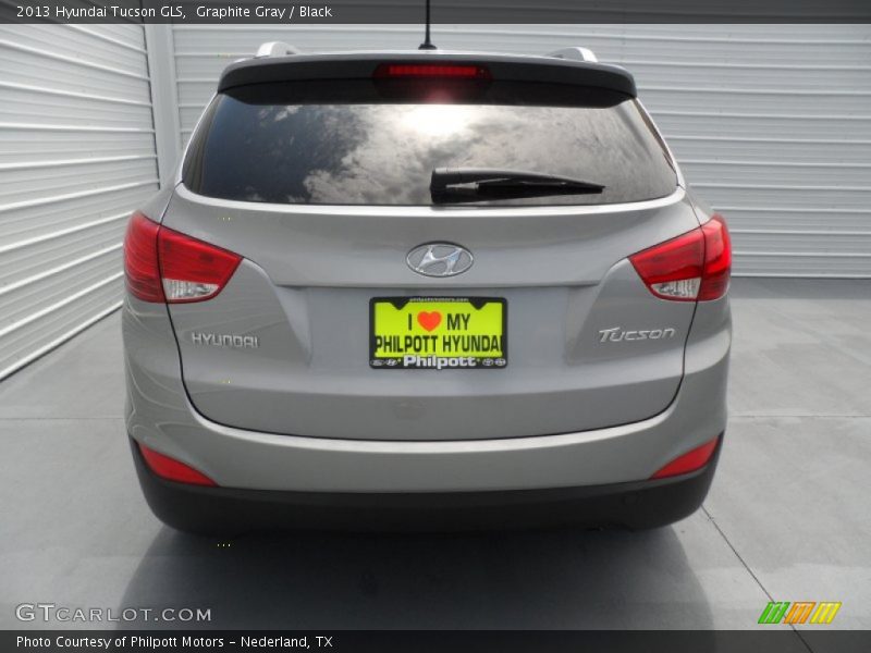 Graphite Gray / Black 2013 Hyundai Tucson GLS