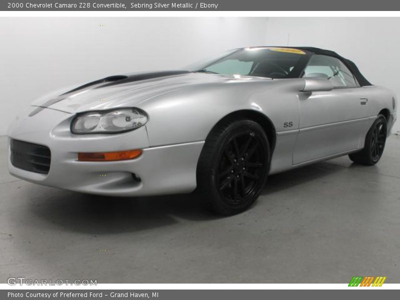Sebring Silver Metallic / Ebony 2000 Chevrolet Camaro Z28 Convertible