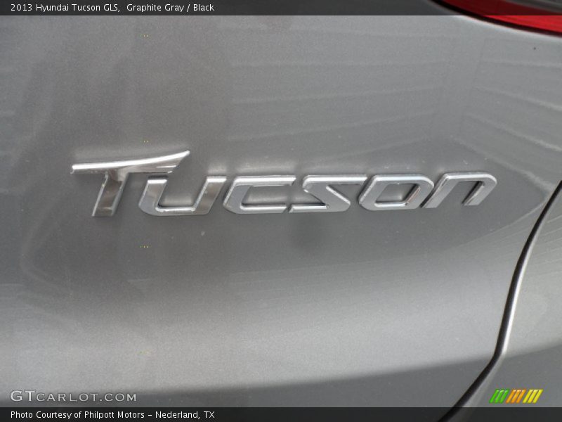Graphite Gray / Black 2013 Hyundai Tucson GLS