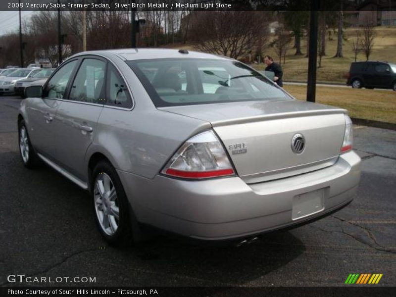 Silver Birch Metallic / Medium Light Stone 2008 Mercury Sable Premier Sedan