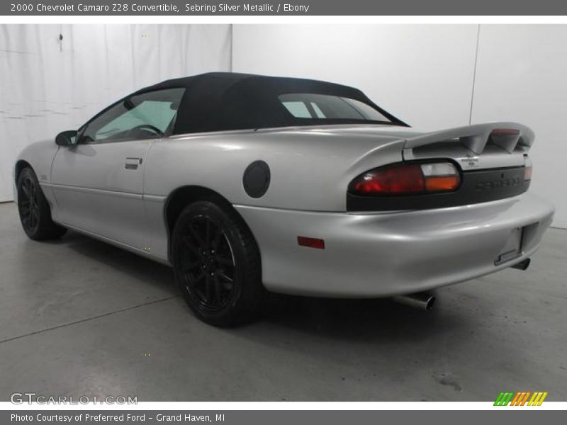 Sebring Silver Metallic / Ebony 2000 Chevrolet Camaro Z28 Convertible