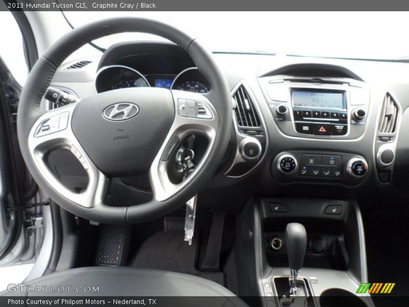 Graphite Gray / Black 2013 Hyundai Tucson GLS