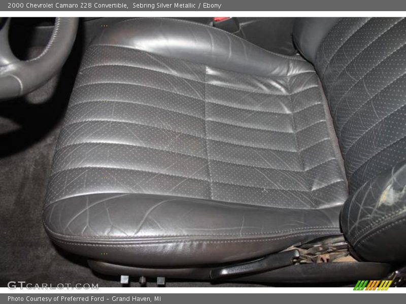Sebring Silver Metallic / Ebony 2000 Chevrolet Camaro Z28 Convertible