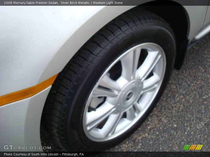 Silver Birch Metallic / Medium Light Stone 2008 Mercury Sable Premier Sedan