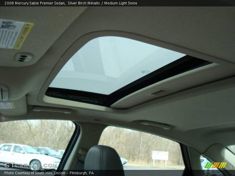 Silver Birch Metallic / Medium Light Stone 2008 Mercury Sable Premier Sedan
