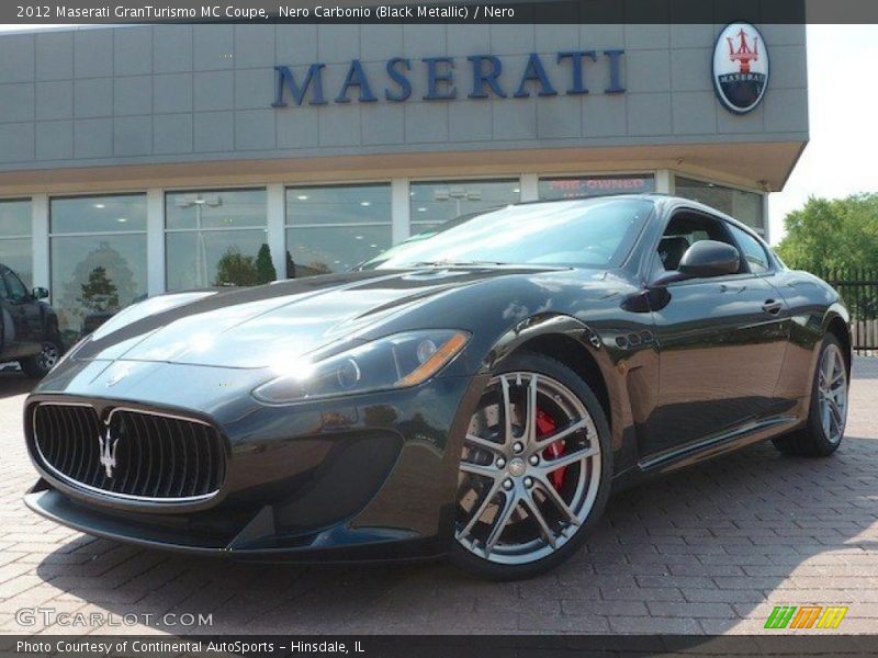 Nero Carbonio (Black Metallic) / Nero 2012 Maserati GranTurismo MC Coupe