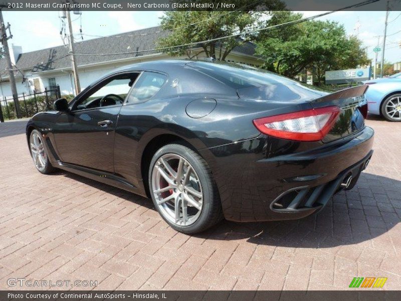 Nero Carbonio (Black Metallic) / Nero 2012 Maserati GranTurismo MC Coupe