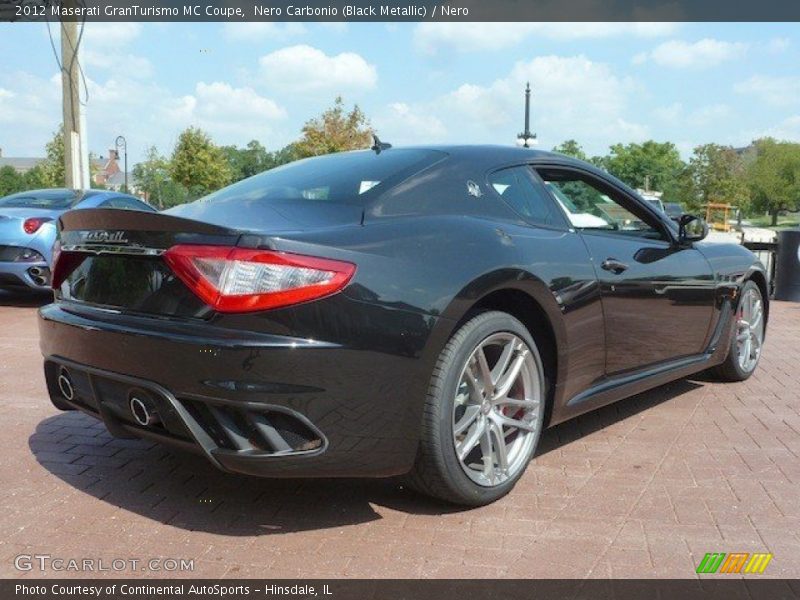 Nero Carbonio (Black Metallic) / Nero 2012 Maserati GranTurismo MC Coupe