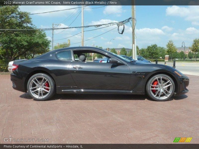 Nero Carbonio (Black Metallic) / Nero 2012 Maserati GranTurismo MC Coupe