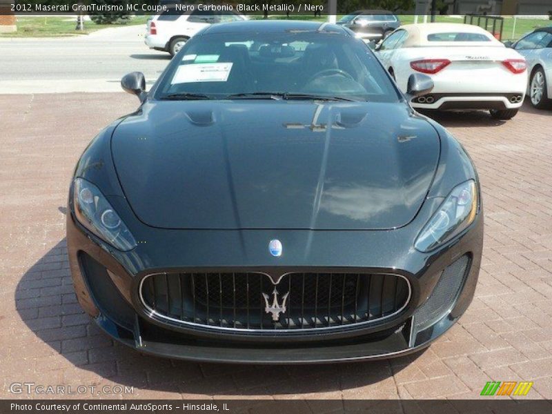 Nero Carbonio (Black Metallic) / Nero 2012 Maserati GranTurismo MC Coupe