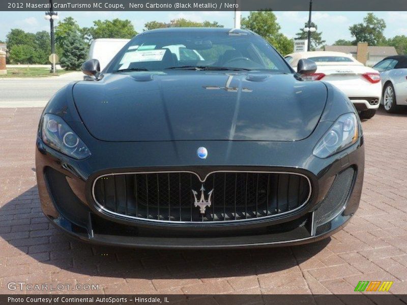 Nero Carbonio (Black Metallic) / Nero 2012 Maserati GranTurismo MC Coupe