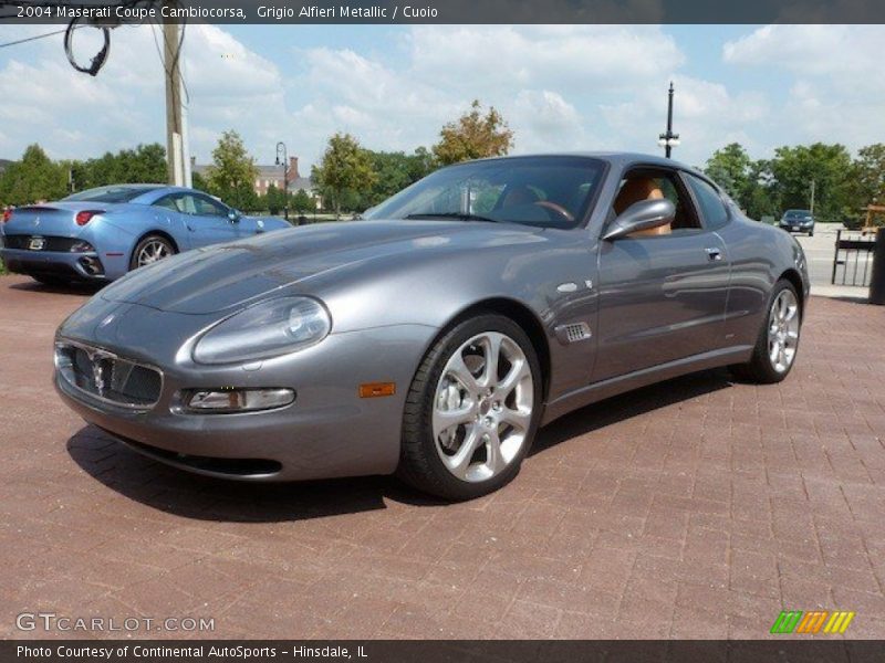 Grigio Alfieri Metallic / Cuoio 2004 Maserati Coupe Cambiocorsa